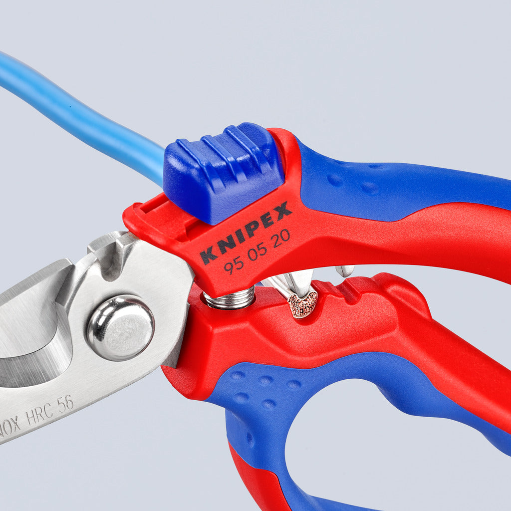 Electrician's scissors angled