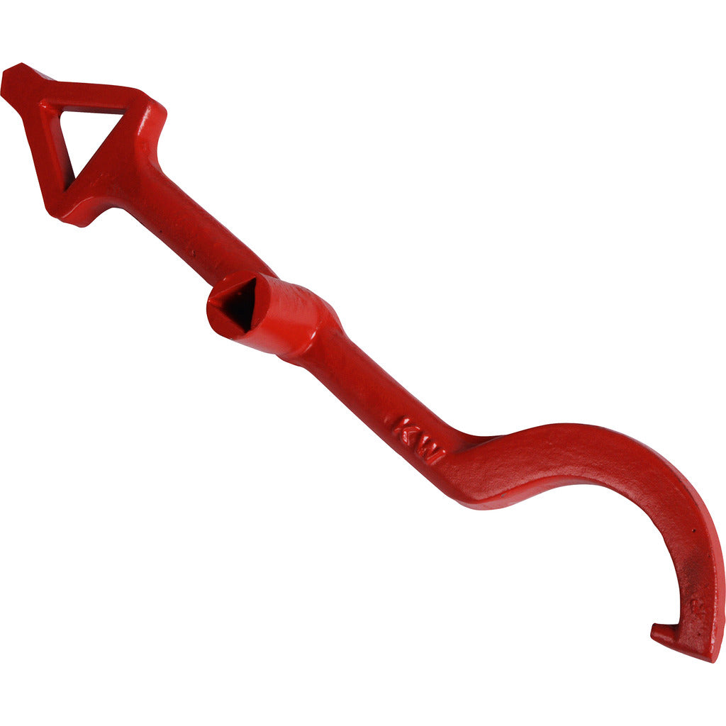 Above-ground hydrant key