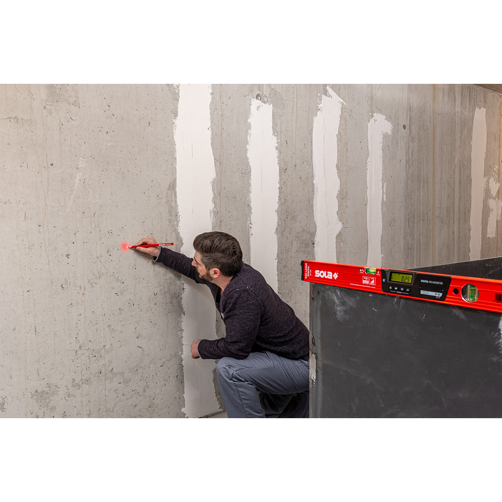 Electronic inclination spirit level RED 60 Laser digital