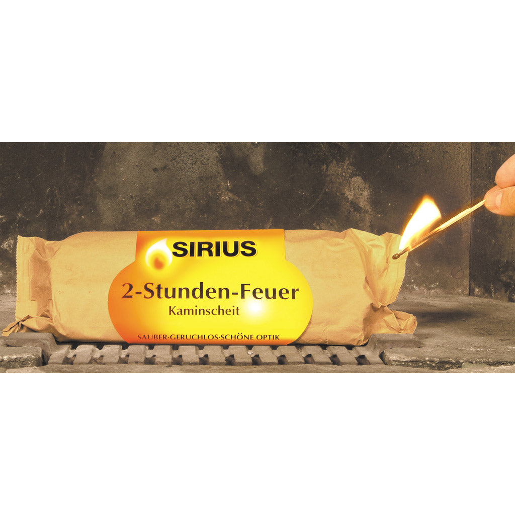Sirius 2-Stunden Feuer-Kaminscheit