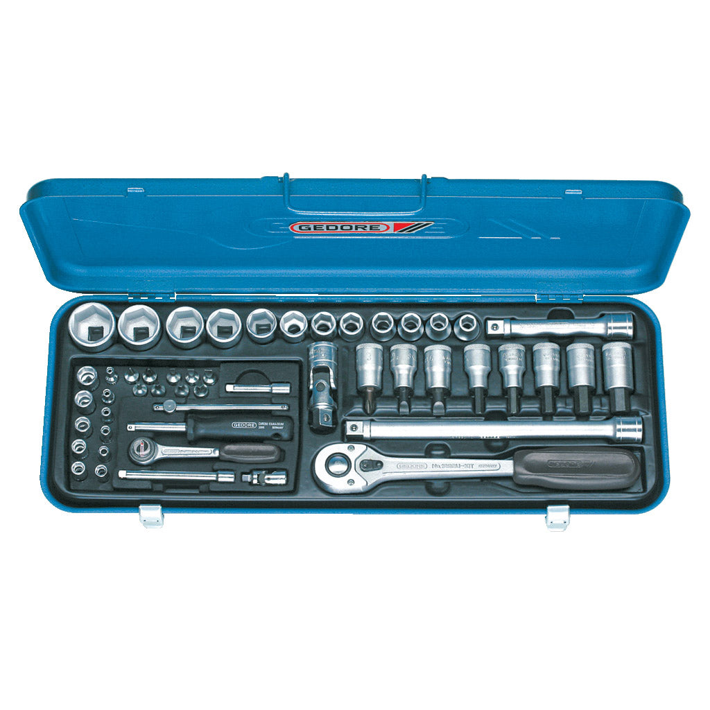 Socket wrench set 19 V