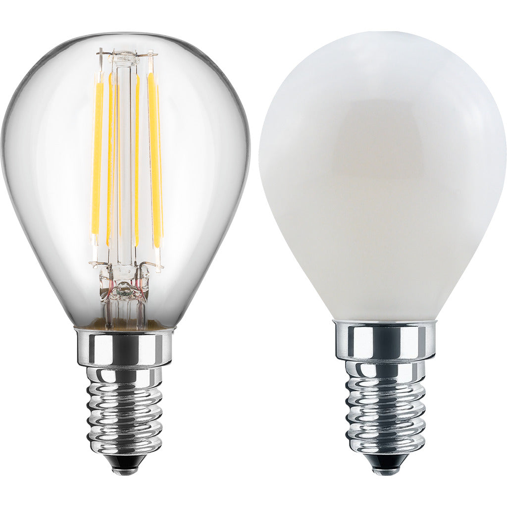 LED filament lamp MiniGlobe G45 / E14
