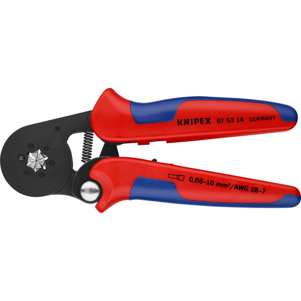 Self-adjusting crimping pliers