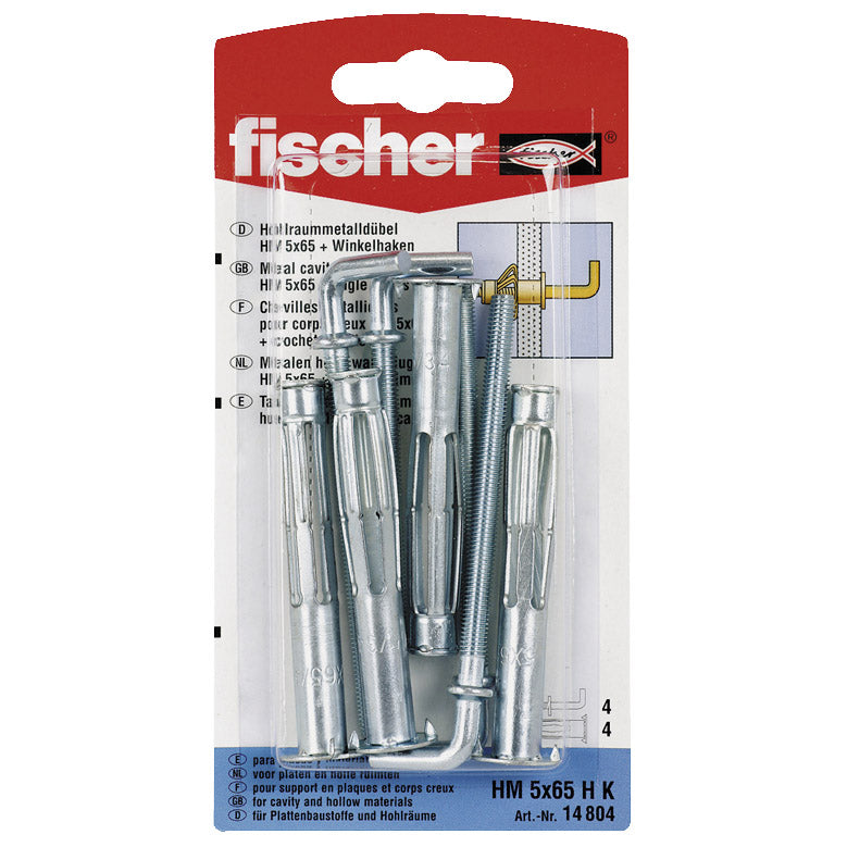 Fischer cavity metal anchor with hook SB