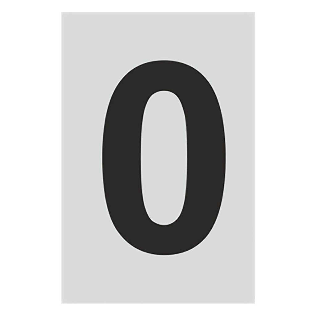 Number stainless steel look