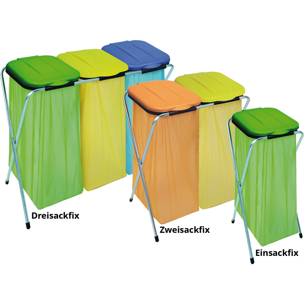 Solid garbage bag stand