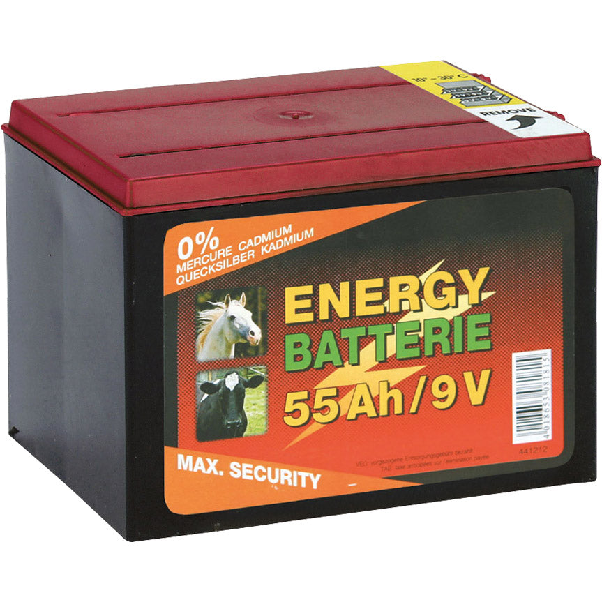 Electric fence battery