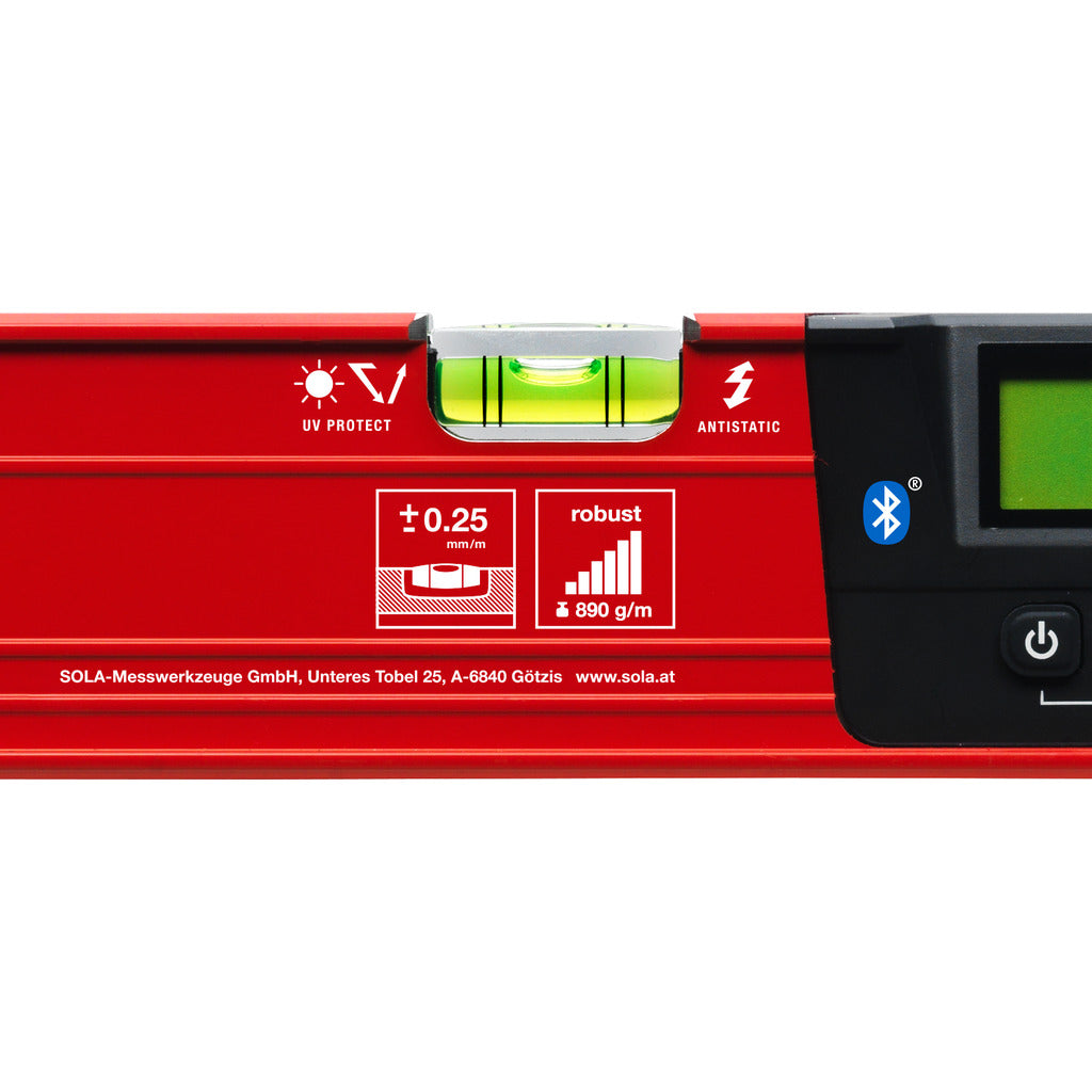 Electronic inclination spirit level RED 60 Laser digital