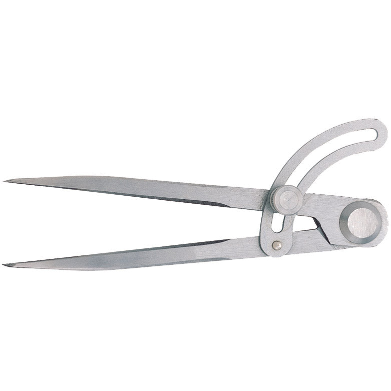 Pointed compass with setting bow