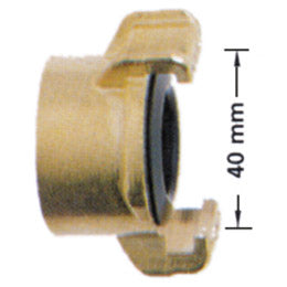 GEKA PLUS brass coupling