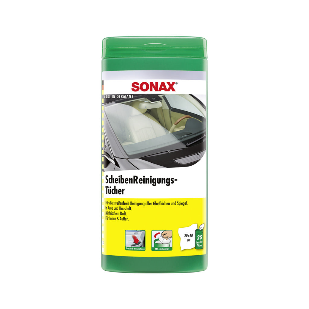 Window cleaning wipes