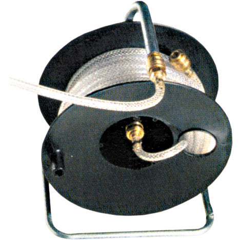 Plastic compressed air hose reel