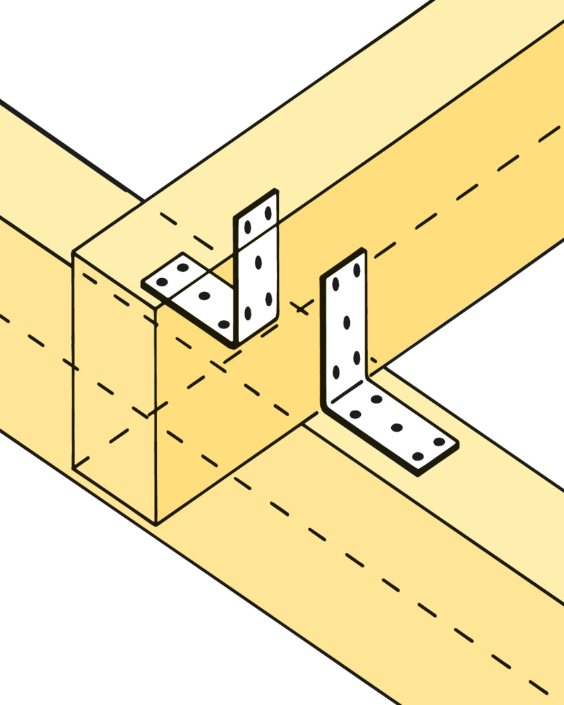 Connettore angolare Simpson ABB40390