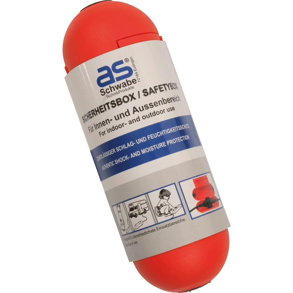 Safety box for plug connections