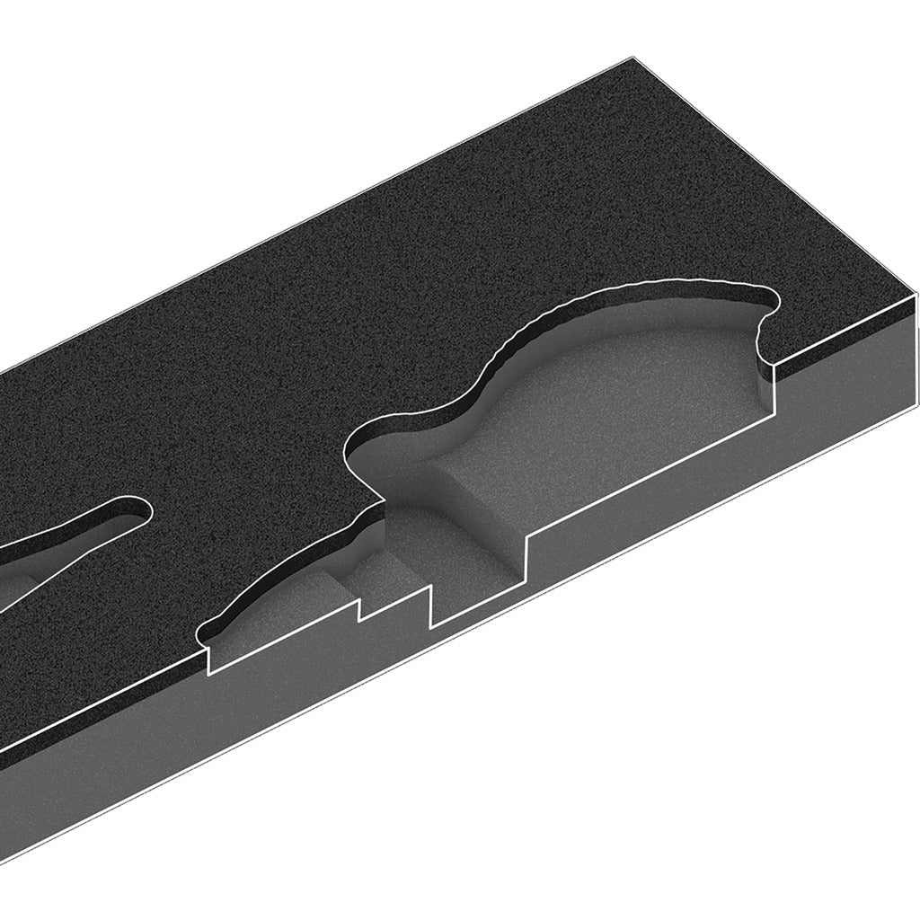 Pliers Set 2 9781 / 3-piece / with foam insert