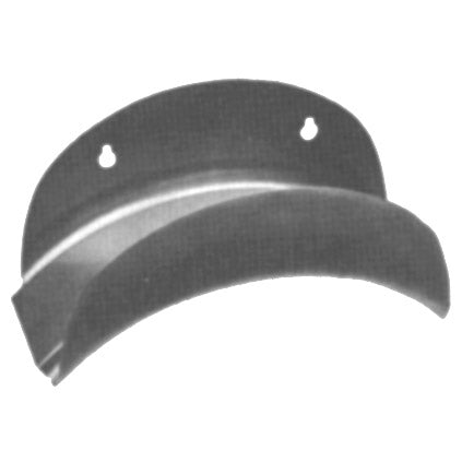 Wall hose holder made of sheet steel