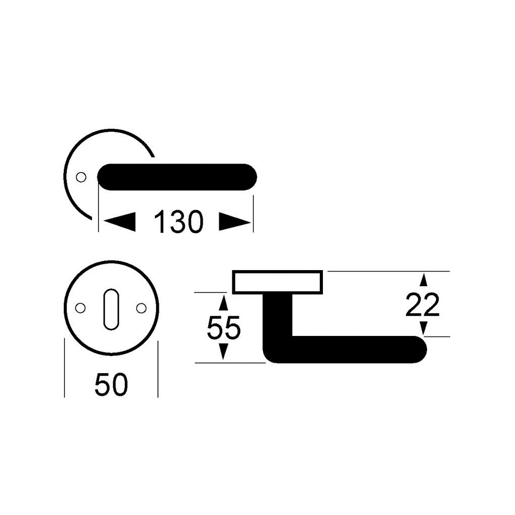 Handle set model NAVA
