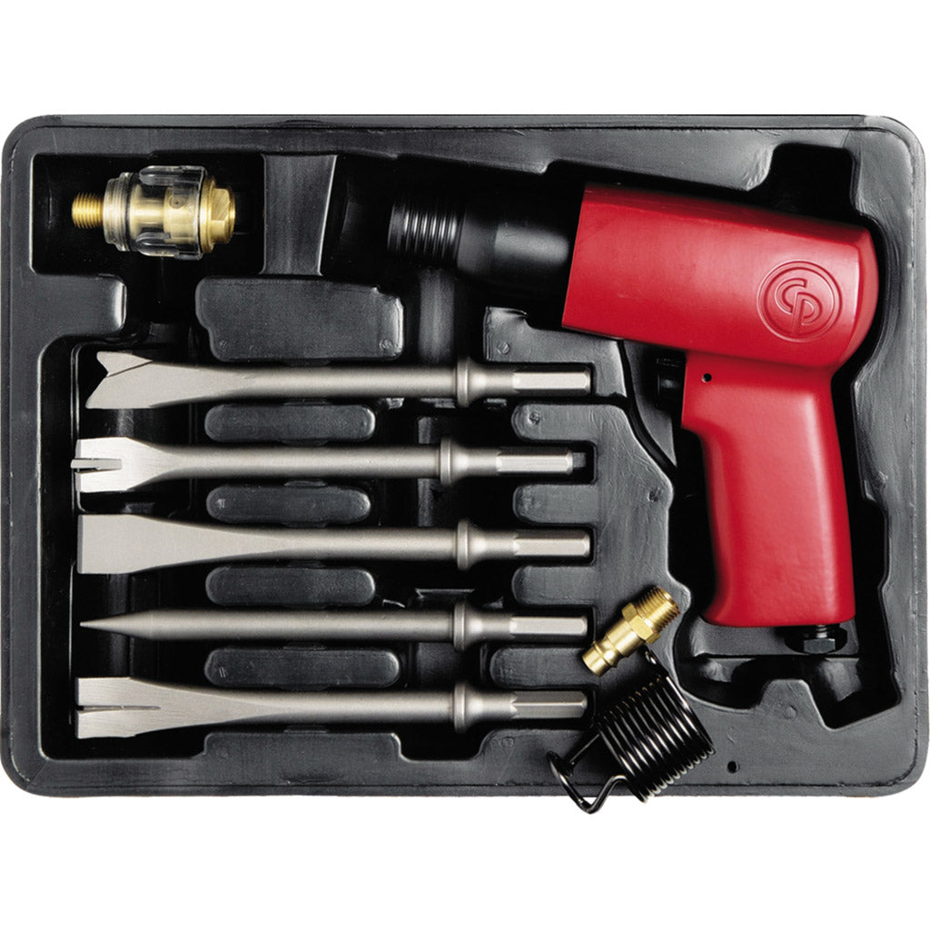 Pneumatic chisel hammer set, professional quality