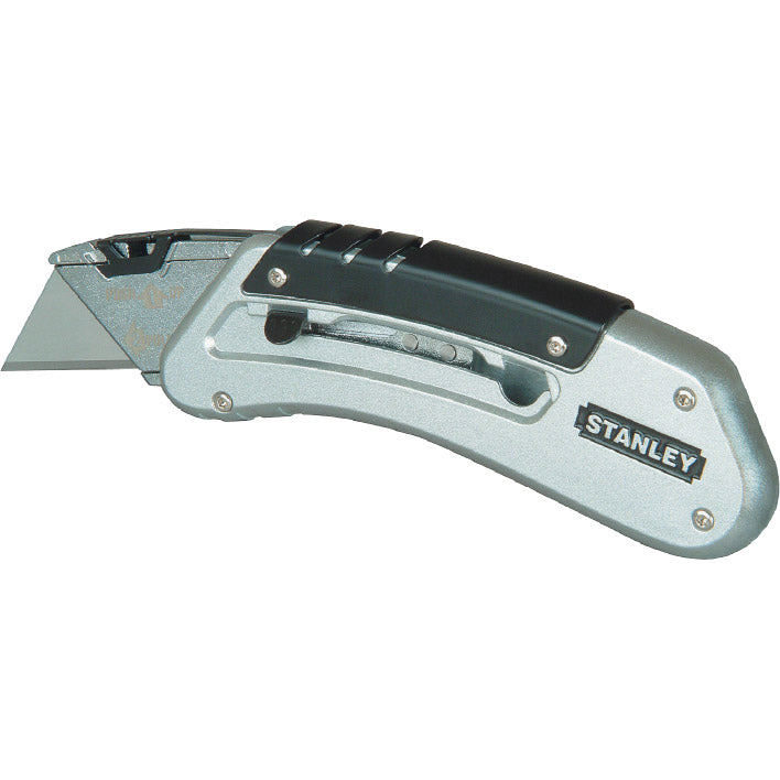 Quickslide pocket knife with belt clip