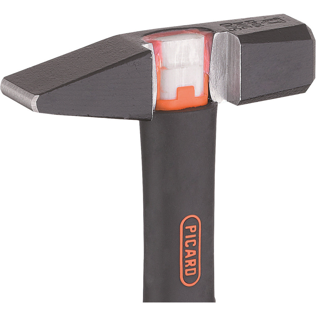 Martello da ingegnere 327/3K con manico in fibra di vetro