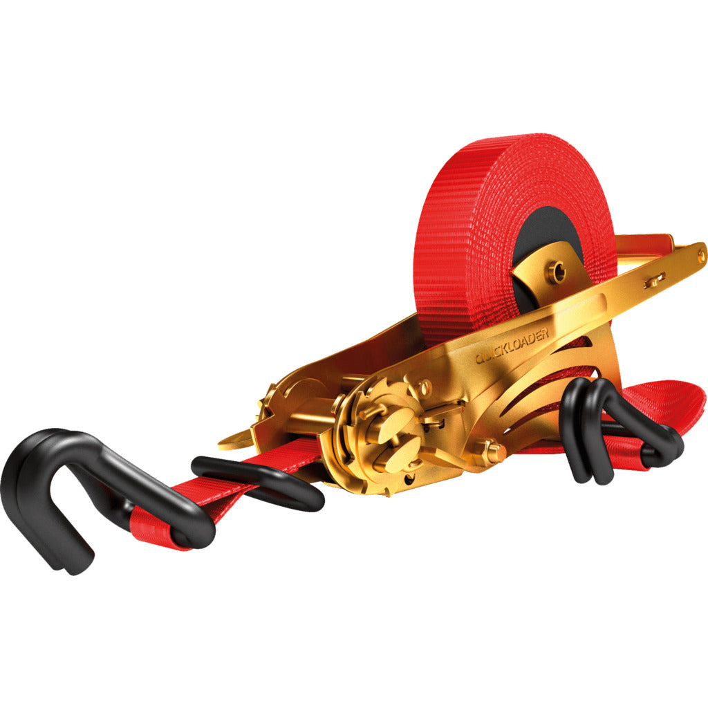 Automatic lashing strap Quickloader with claw hook