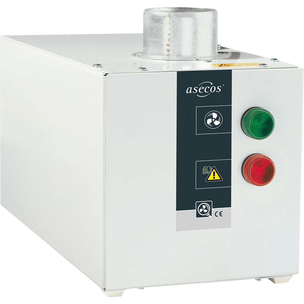 Ventilation attachment with exhaust air monitoring