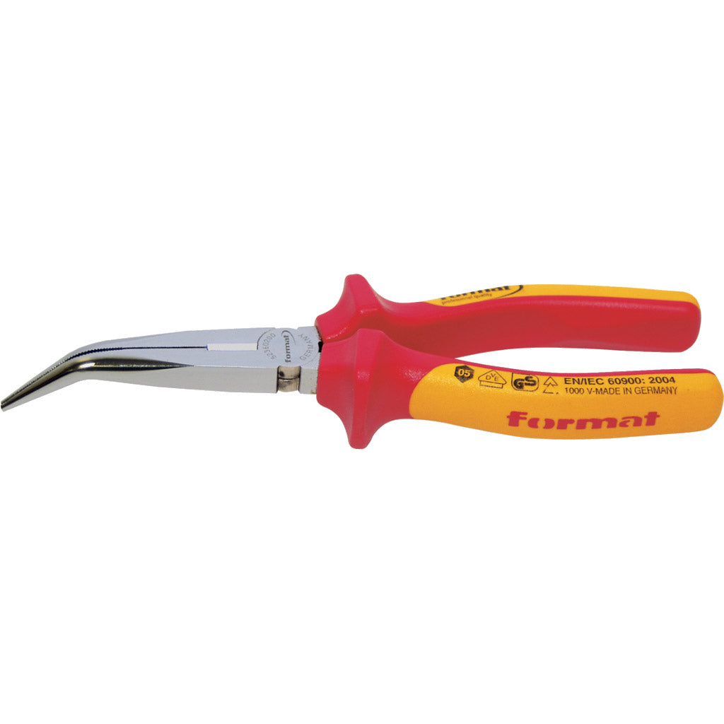 VDE crane-beak pliers, angled 5236