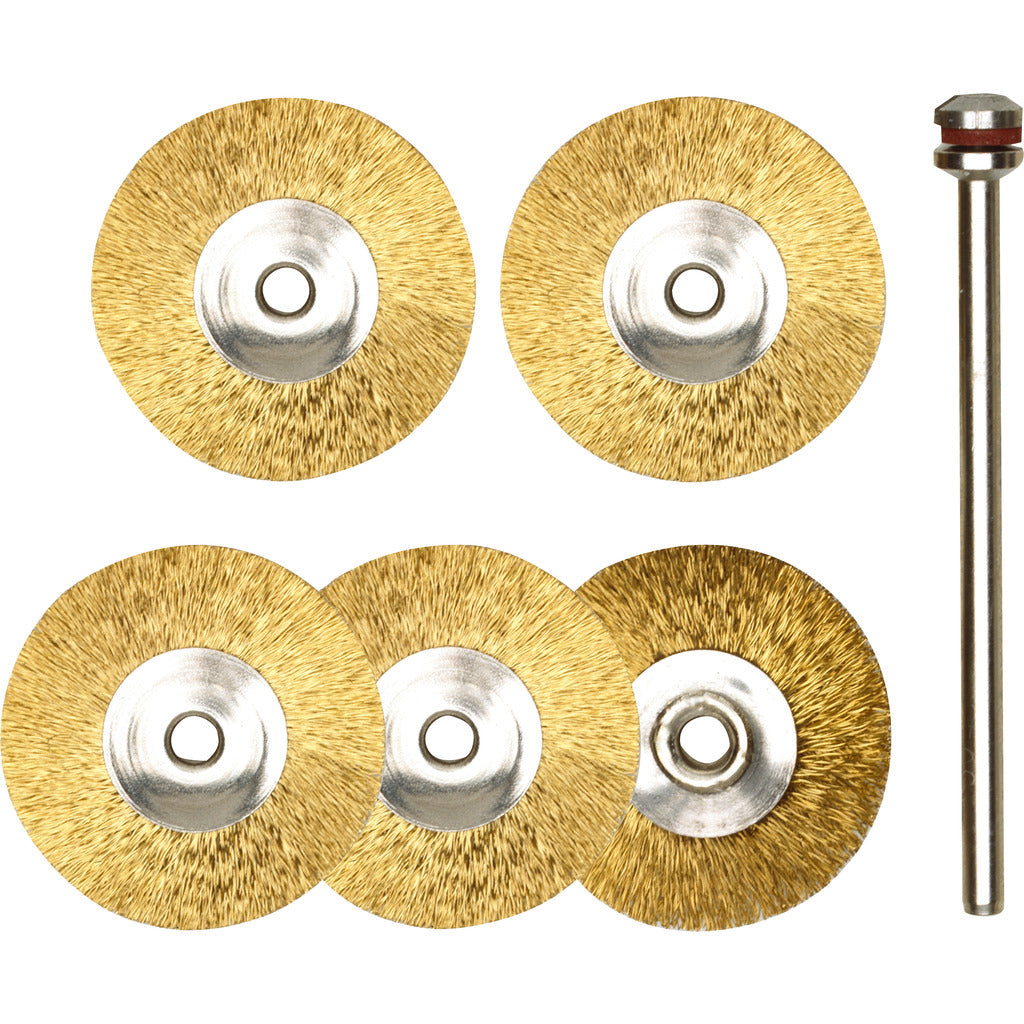 Wheel brushes brass