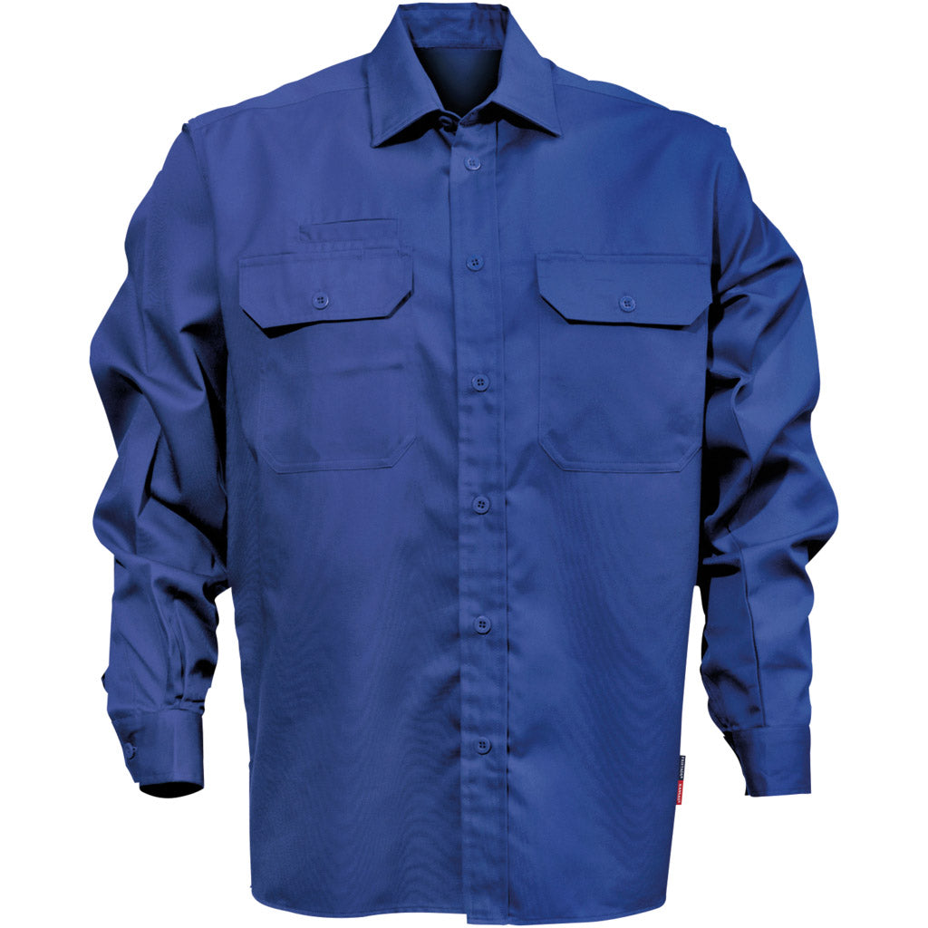 Camicia in cotone a manica lunga 7386 BKS