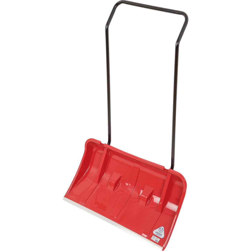 Plastic snow bucket with wheels