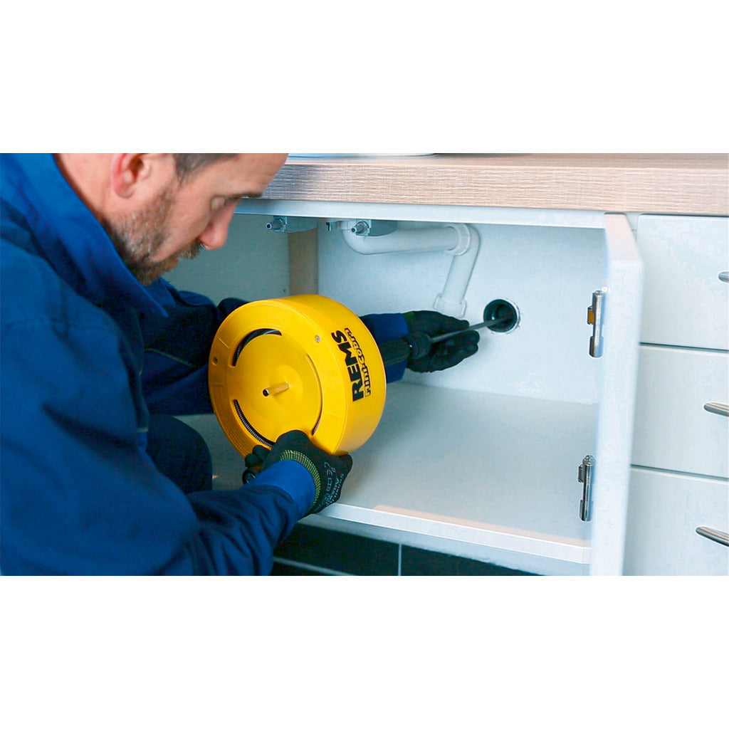 Mini-Cobra drain cleaning device