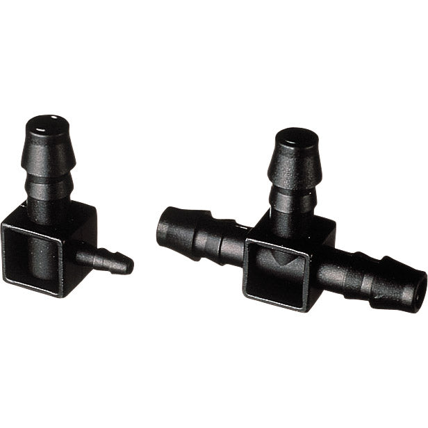 Schlauchabzweigung und Endstück