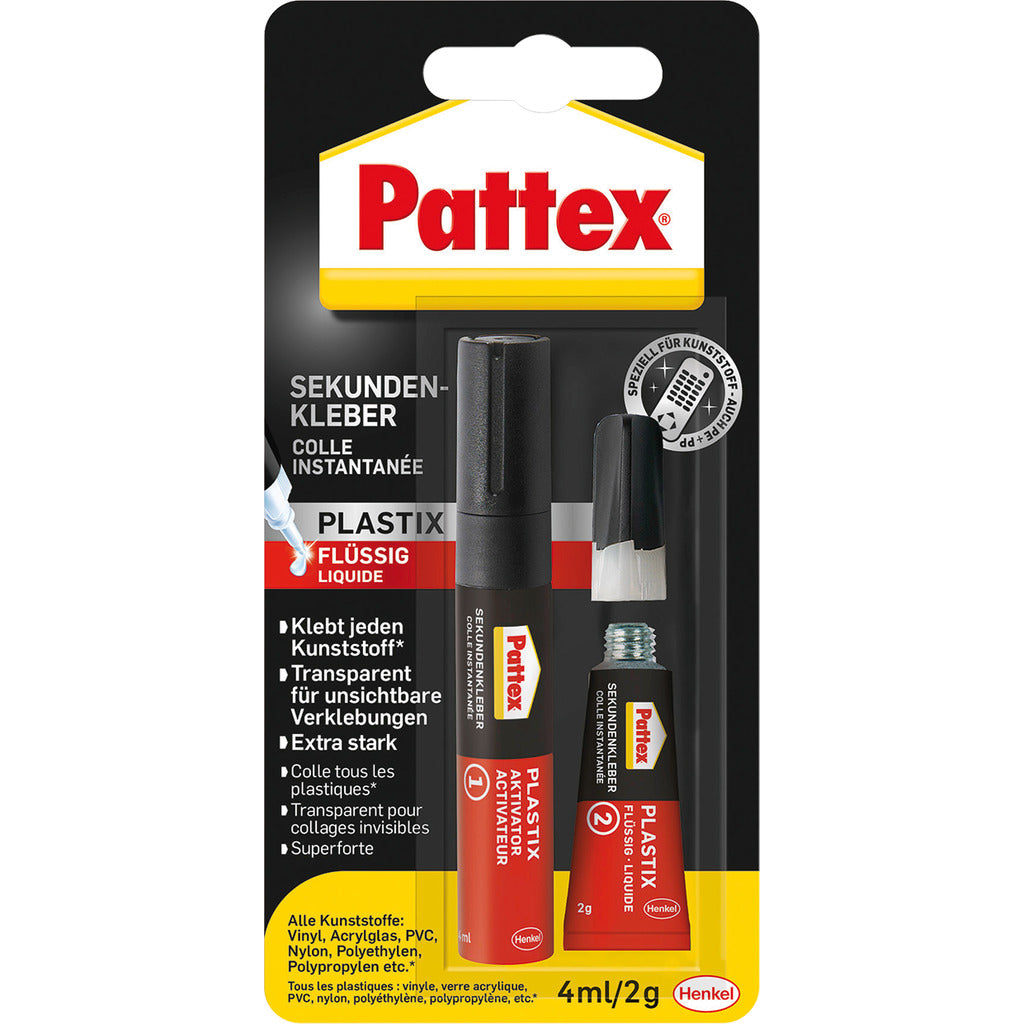 Pattex® Superglue Plastic Liquid