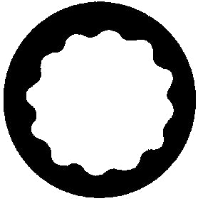 Ring ratchet wrench set / 10 pieces