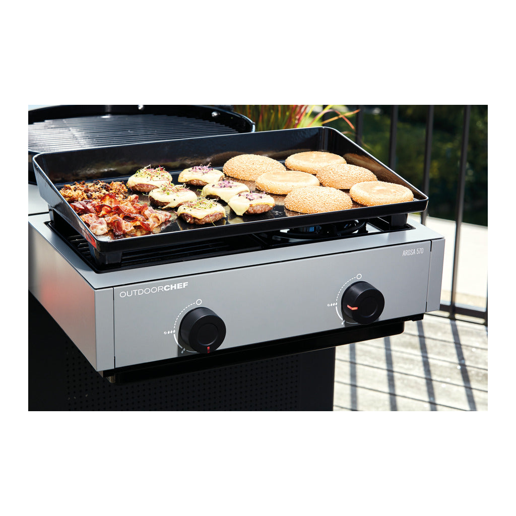 Plancha for gas grill Arosa 570 G EVO Gey Steel & 570 G TEX