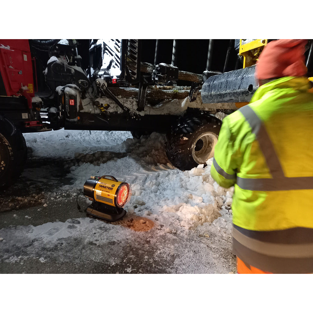 Riscaldatore a infrarossi DC 61 Hybrid / incl. batteria e caricabatteria