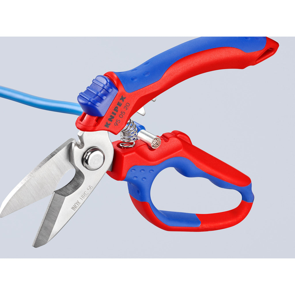 Electrician's scissors angled