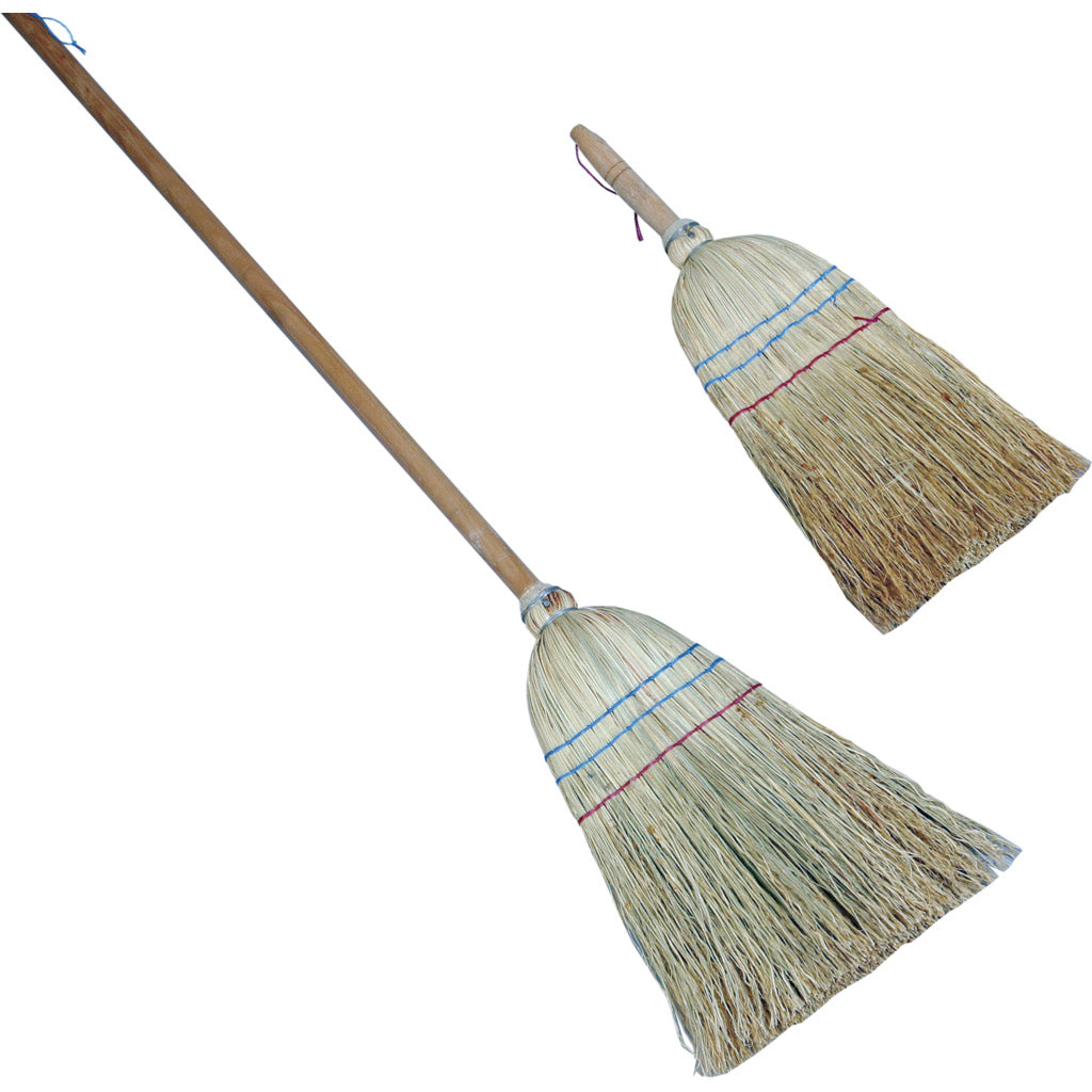 Rice straw clothes broom