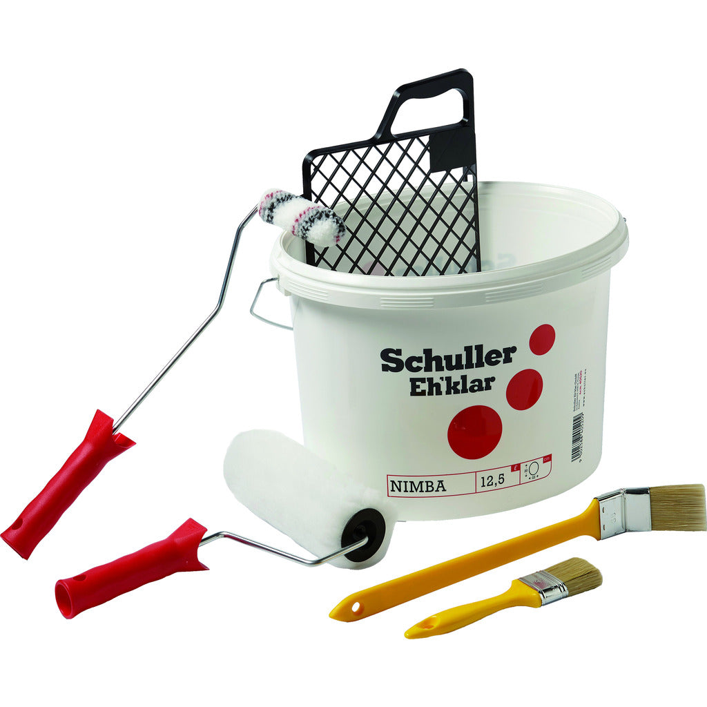 Painting set with paint bucket