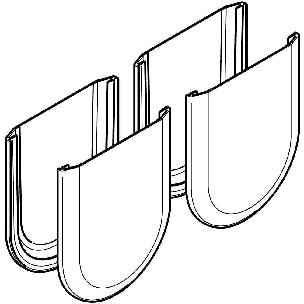 Cover cap for HAWA-Junior 80 GP