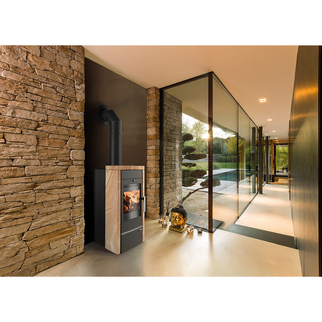 Haas+Sohn water-bearing fireplace stove AQUA RIVA-II EASY 345.15-ST