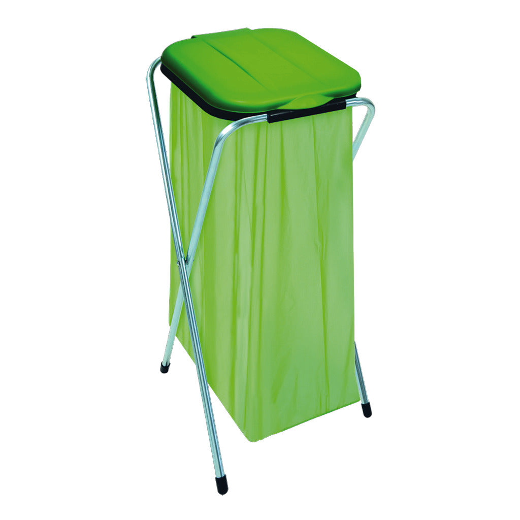 Solid garbage bag stand