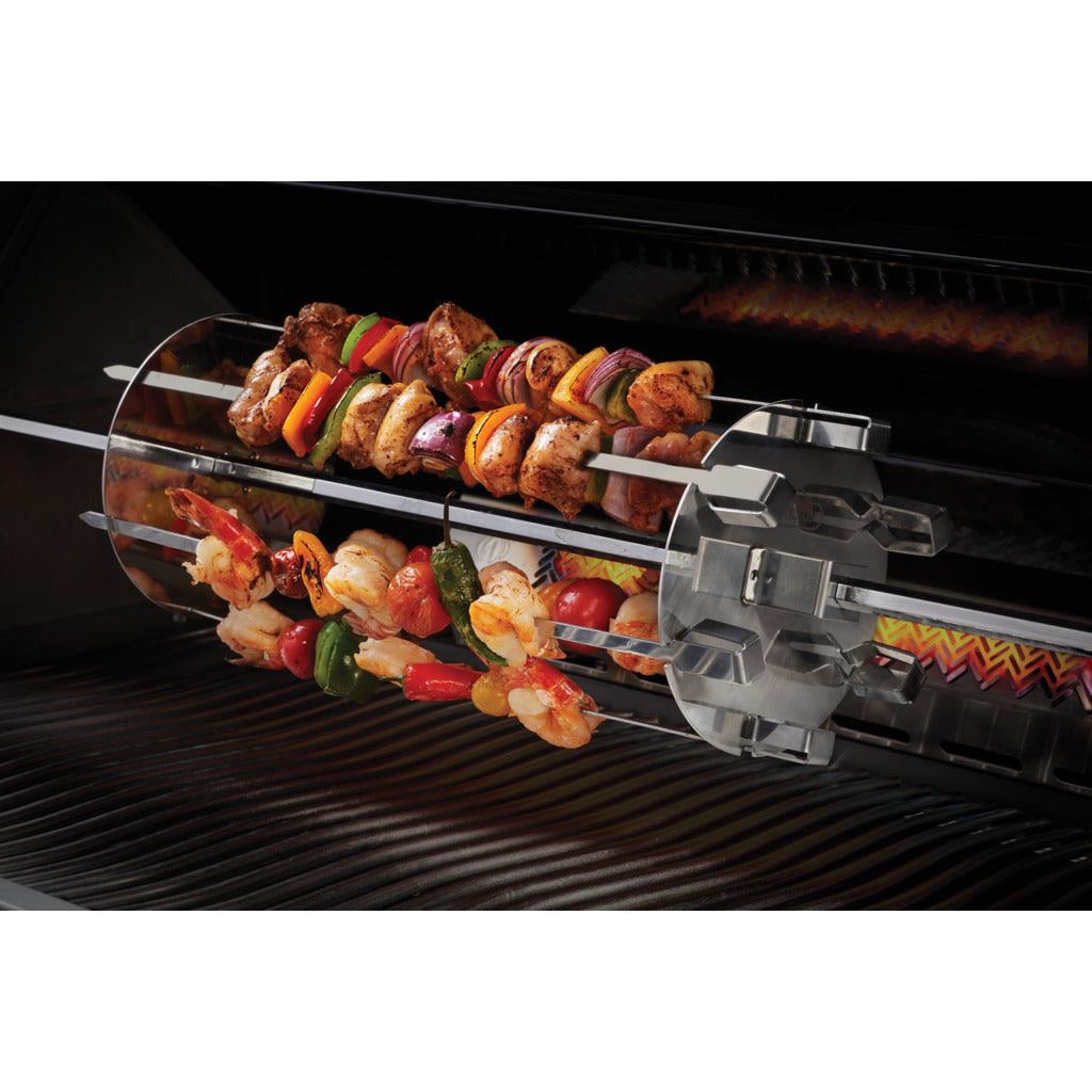 Shashlik set for rotisserie with 6 skewers