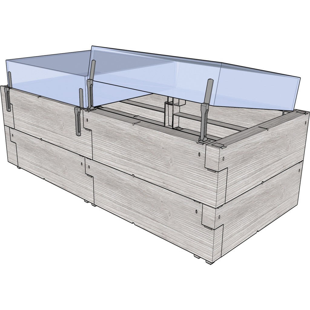 Juwel raised bed "Timber" complete set