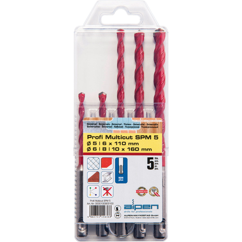 Carbide multi-purpose drill set