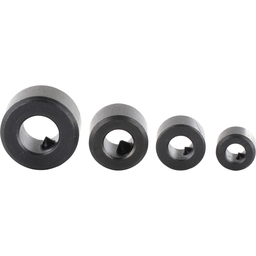 Depth adjustment ring for wood twist drills