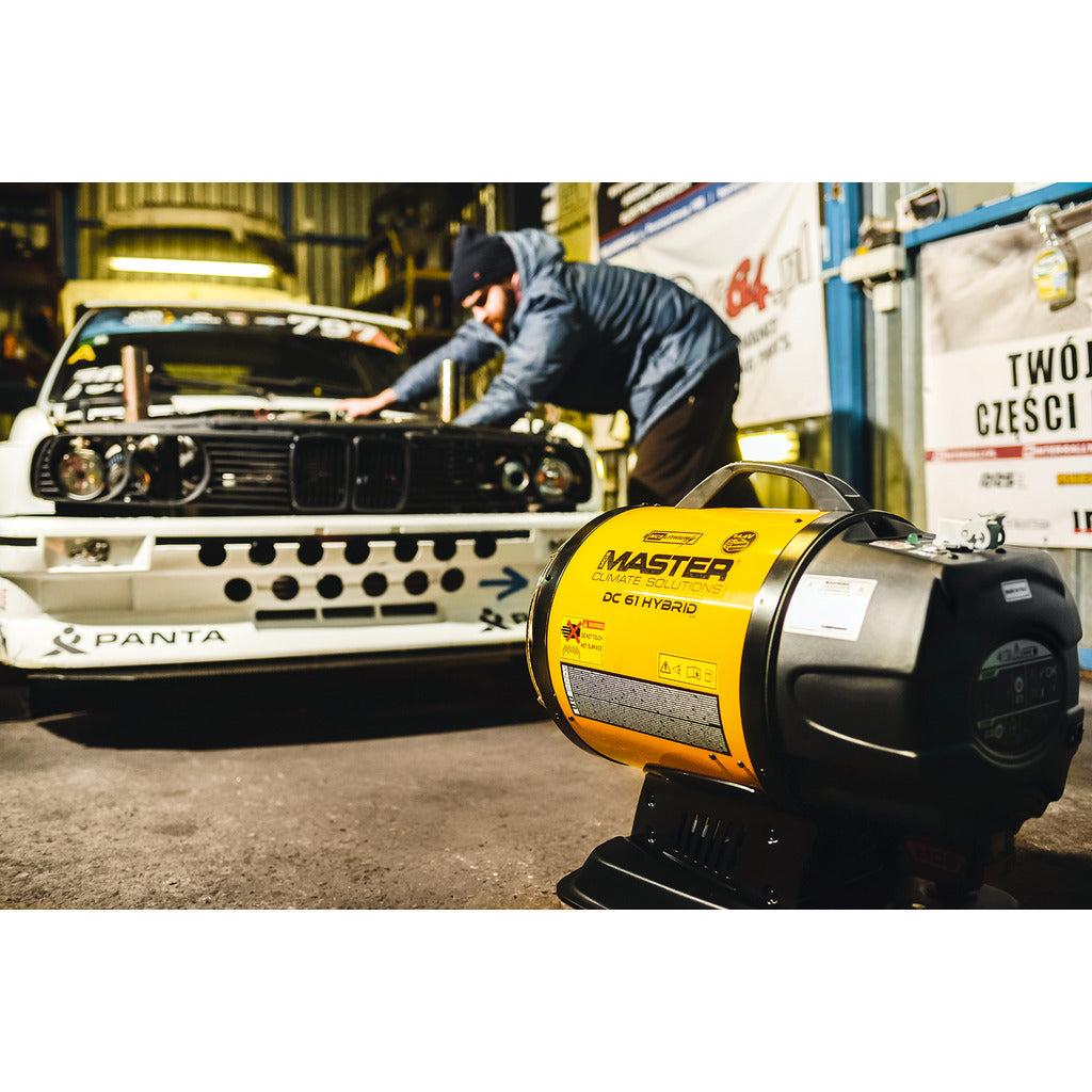 Riscaldatore a infrarossi DC 61 Hybrid / incl. batteria e caricabatteria