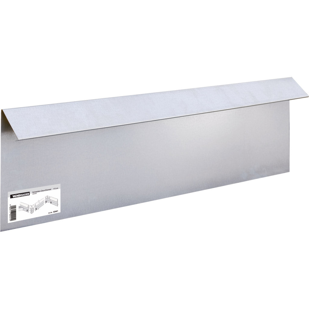 Snail fence wall element