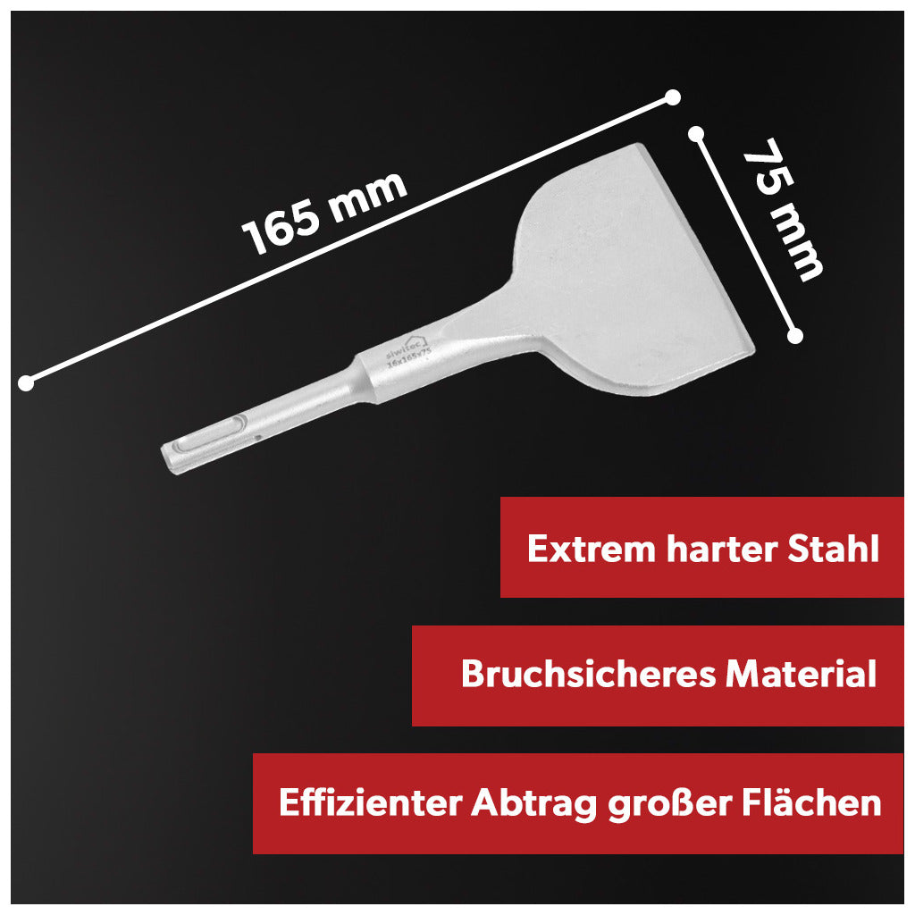 Siwitec SDS Plus Fliesenmeißel 75 x 165 mm