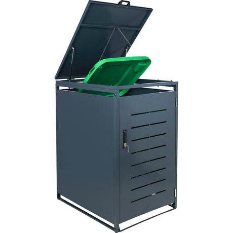 recinto per bidoni della spazzatura